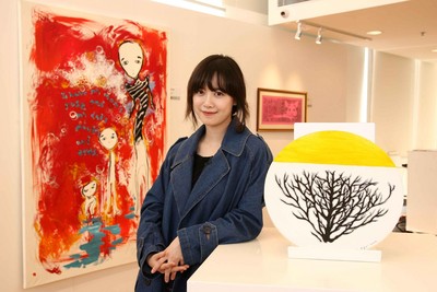 具惠善為此次藝術(shù)展主題《After Image》創(chuàng)作了一系列圍繞夢想、希望與童年回憶的作品