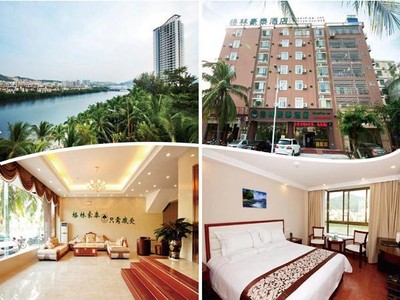 住格林豪泰三亞酒吧街臨春河路商務(wù)酒店，一覽沿河美景