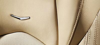 江森自控打造的CTS轎車座椅表面提供全天候的舒適感，<br />前排座椅具備加熱通風(fēng)功能