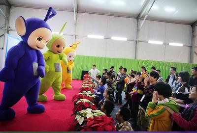 天線寶寶華麗登場(chǎng)，大小朋友歡聲雷動(dòng)！天線寶寶永遠(yuǎn)是童年的最愛！